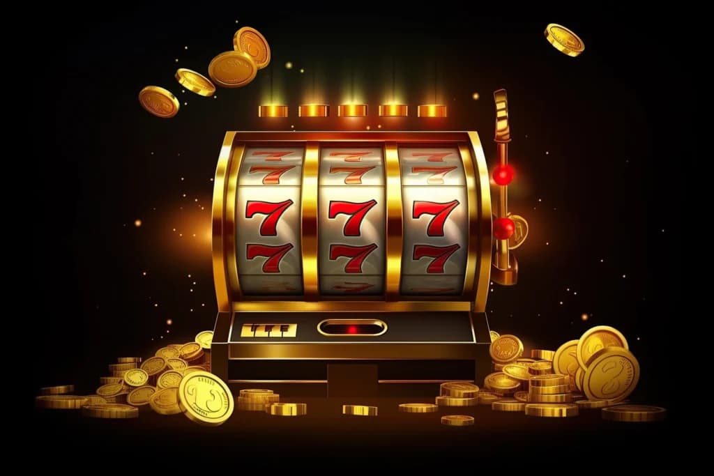 A slot machine, illustrating the gamble of manual workflows